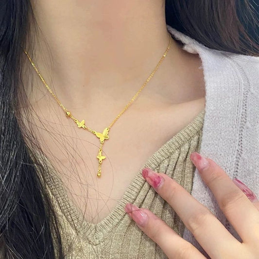 Butterfly Dangler Necklace