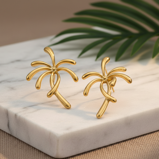 Big Flower Korean Earrings