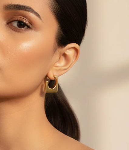 Geometric Square Hoops