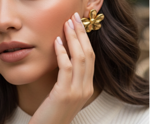 Flower Stud Earrings