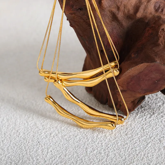 Bamboo Arc Necklace