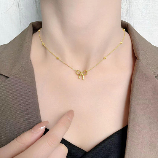 Bow Chain Necklace
