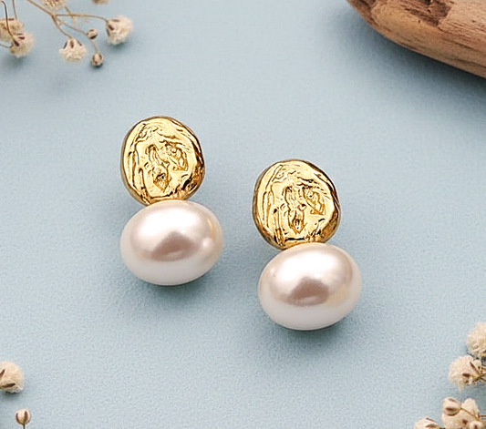 Statement Pearl Drop Earrings