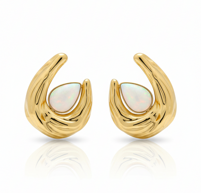Bold Pearl Statement Earrings