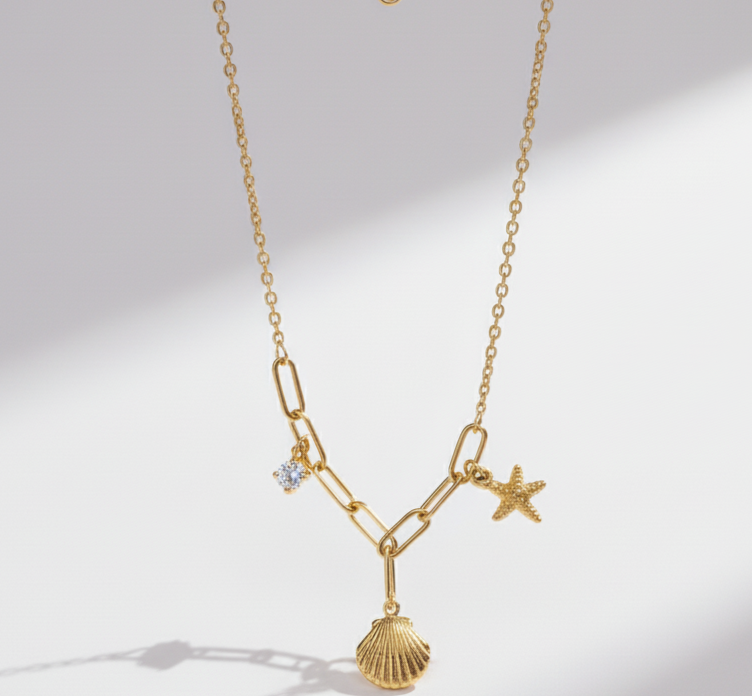 Starfish Shell Necklace