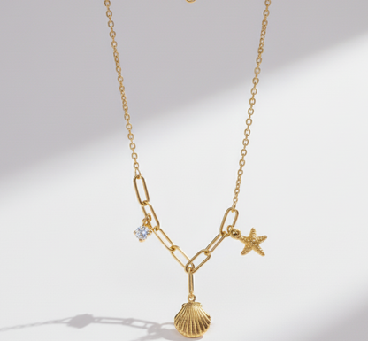 Starfish Shell Necklace