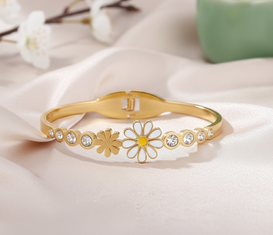 Elegant Flower Bracelet