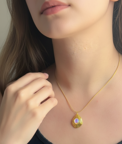 Natural Stone Pendant Necklace