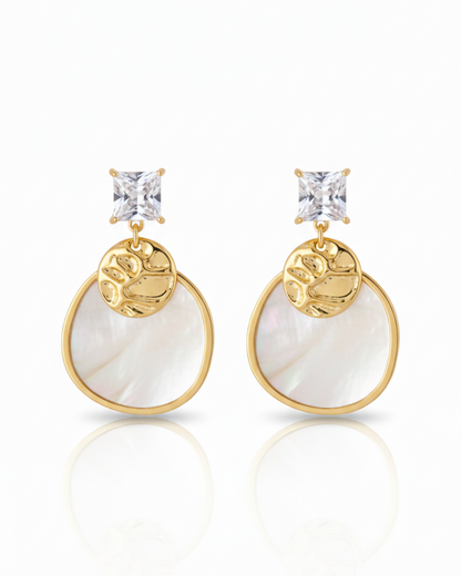 Retro Diamond Stone Earrings