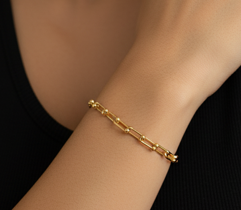 Link Ball Chain Bracelet