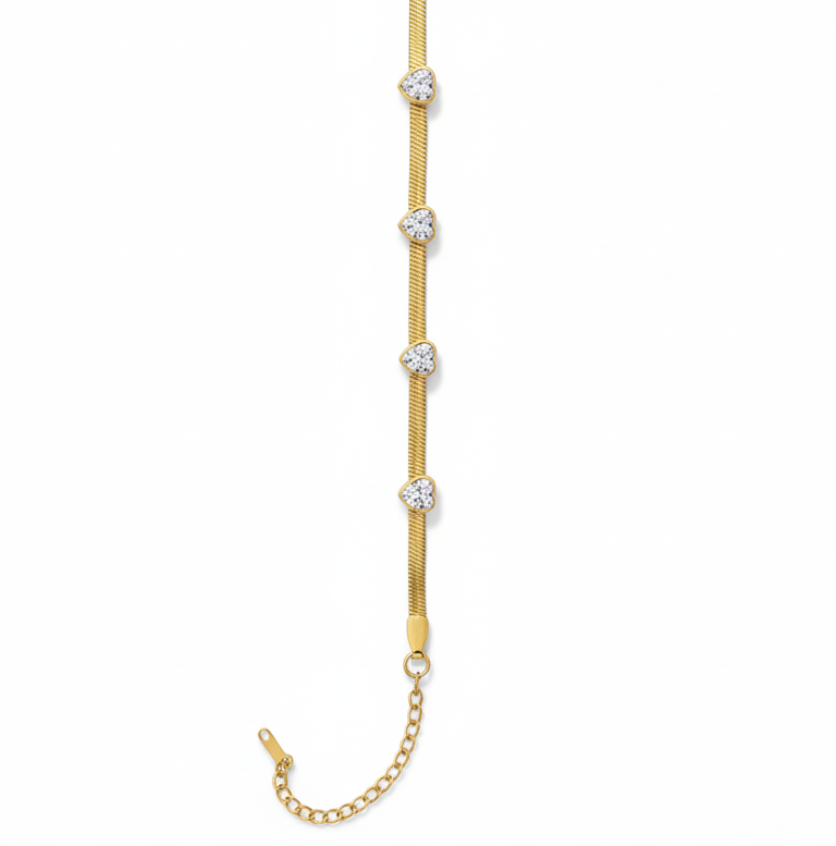 Diamond Heart Bracelet