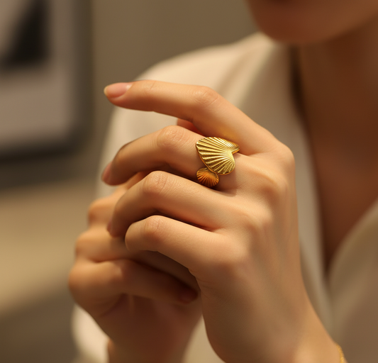 Adjustable Heart Ring