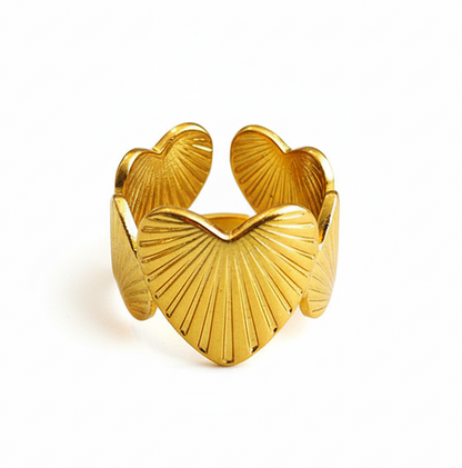 Adjustable Heart Ring
