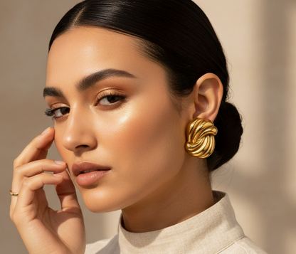 Chunky Stud Earrings