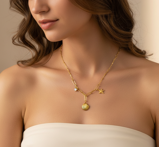 Starfish Shell Necklace