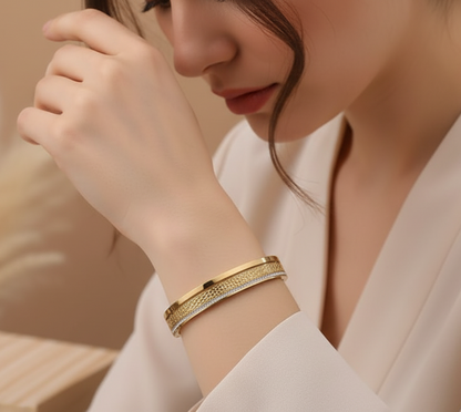 Gold Ethnic Wear Kada (Bracelet)