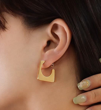 Geometric Square Hoops