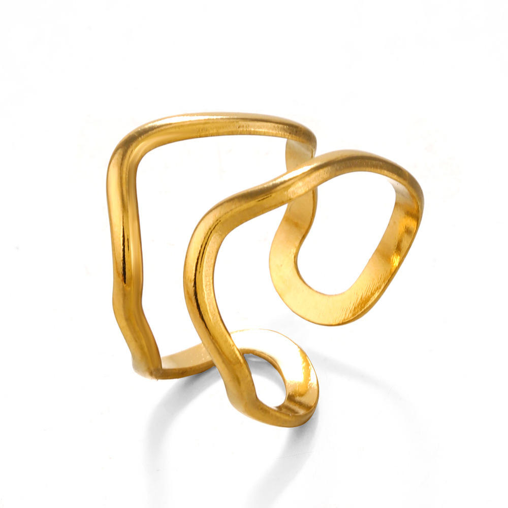Double Wave Ring