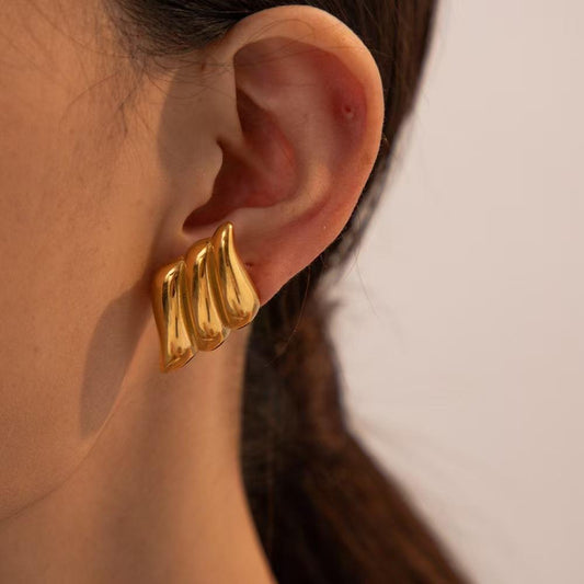 Wing Stud Earrings