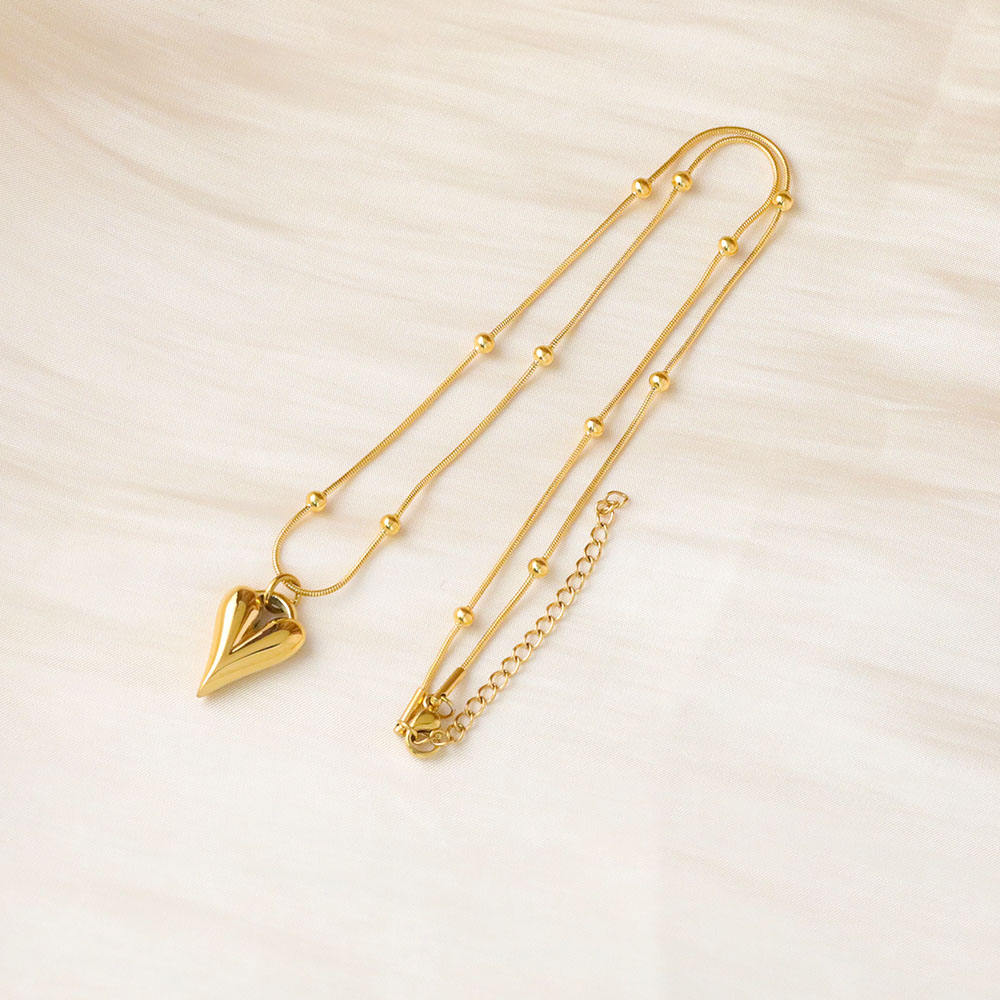 Heart Charm Chain Necklace