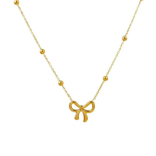 Bow Chain Necklace