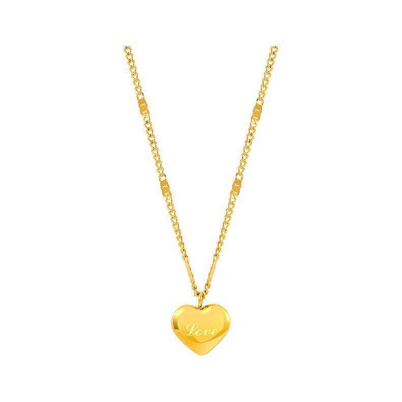 Love Heart Pendant Necklace