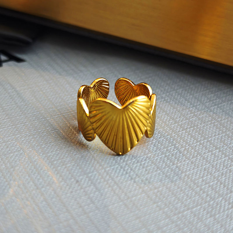 Adjustable Heart Ring