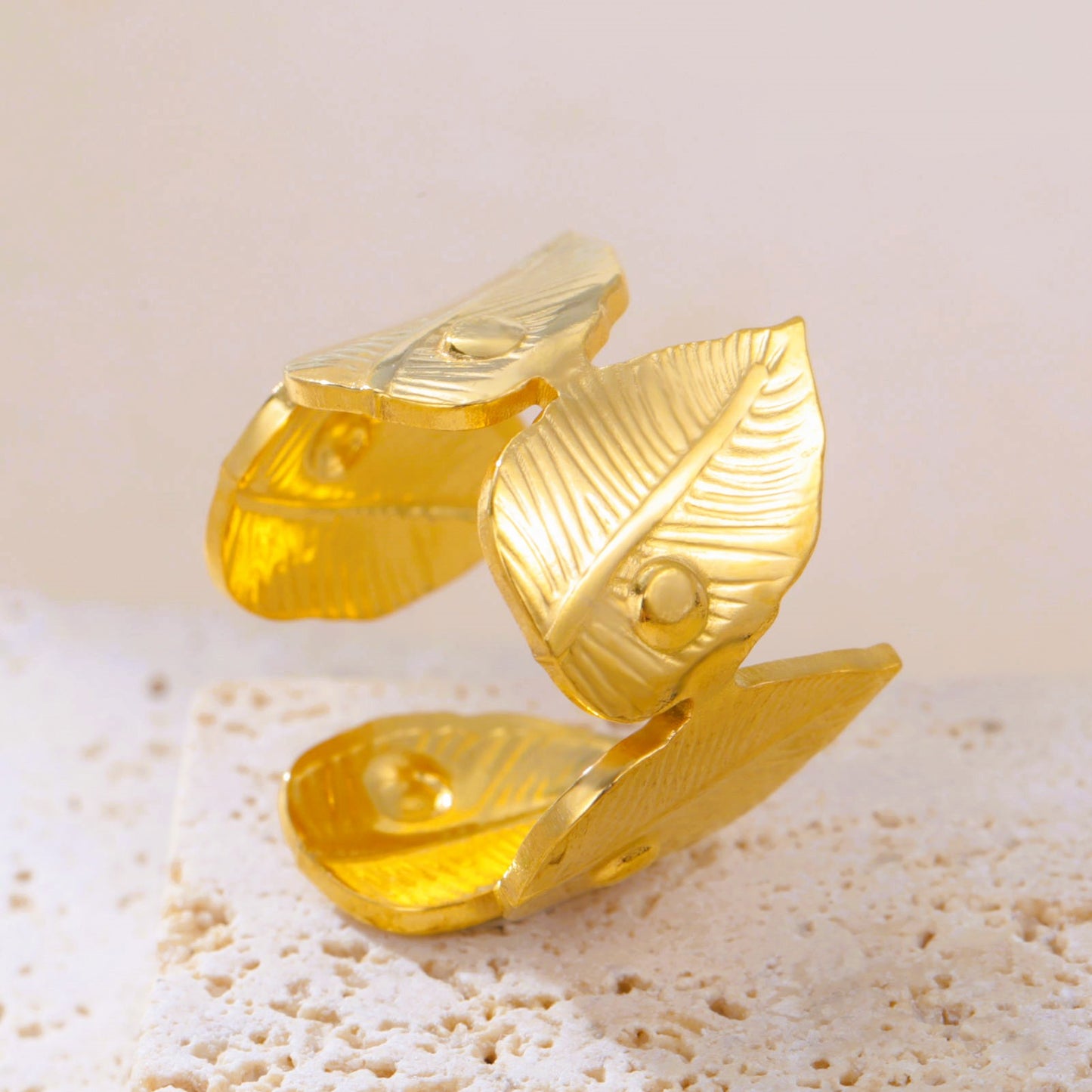 Adjustable Leaf Ring
