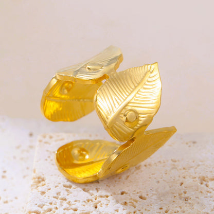 Adjustable Leaf Ring