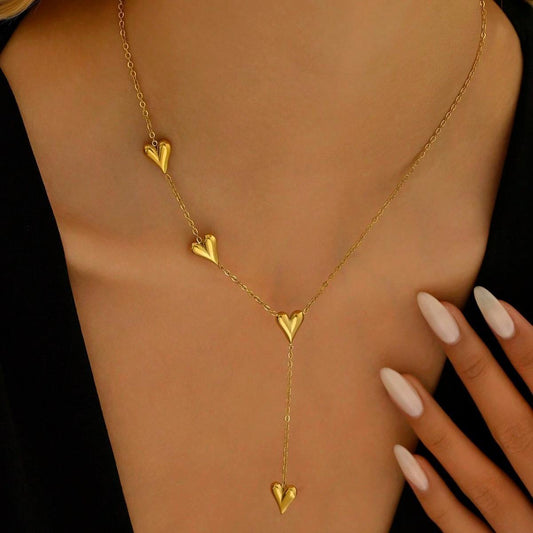 Hearts Dangler Necklace