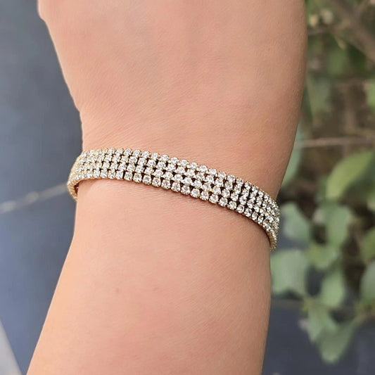 Layered Diamond Bracelet