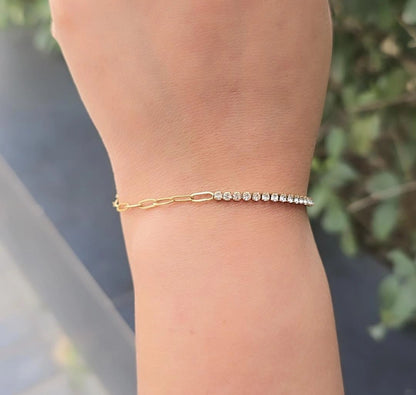 Minimalist Sleek Tennis Bracelet