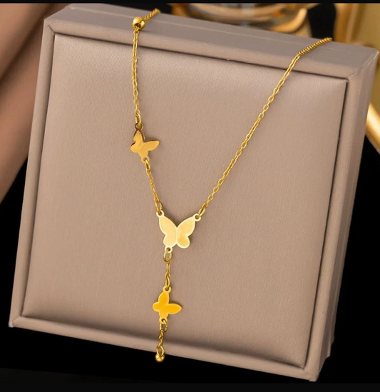 Butterfly Dangler Necklace